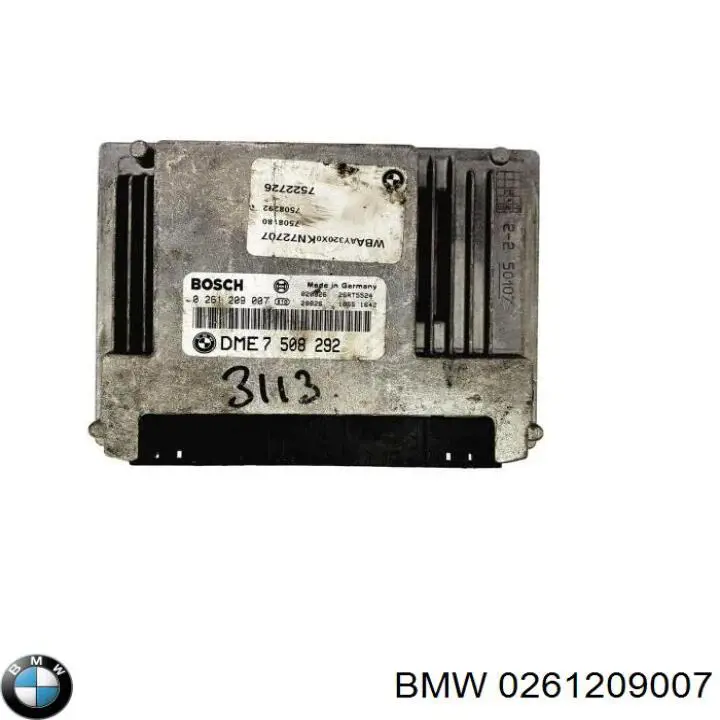 0261209007 BMW 
