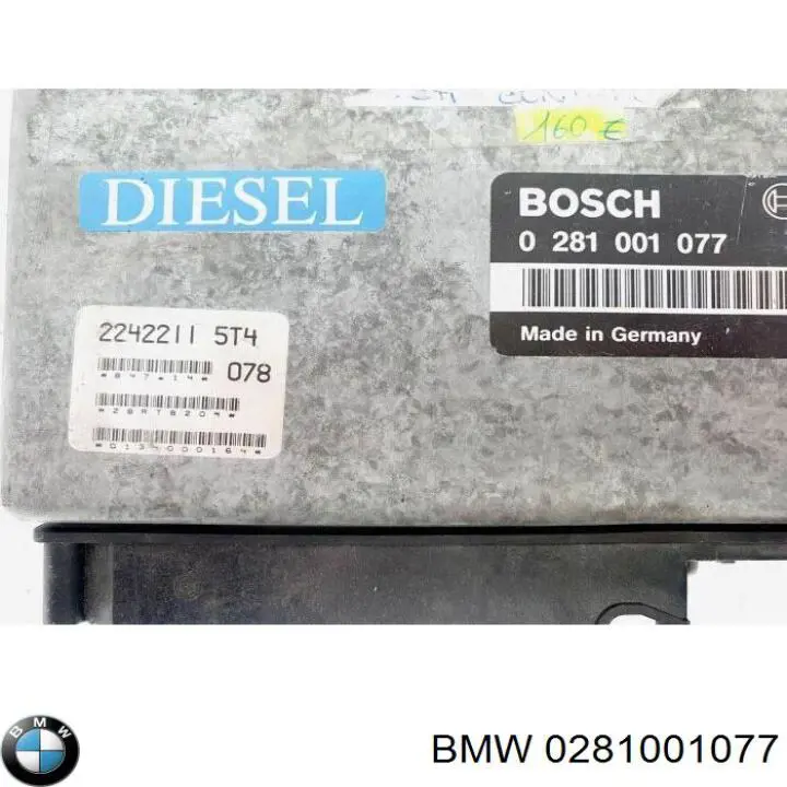 0281001077 Bosch Módulo de direção (Centralina eletrônica) de motor