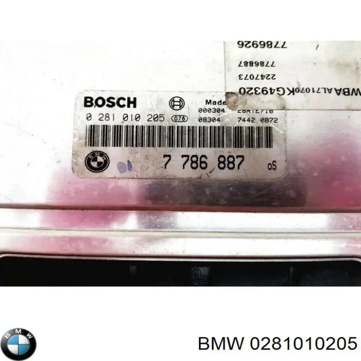 Módulo de direção (Centralina eletrônica) de motor BMW 0281010205 preço, a partir de 58,08 USD