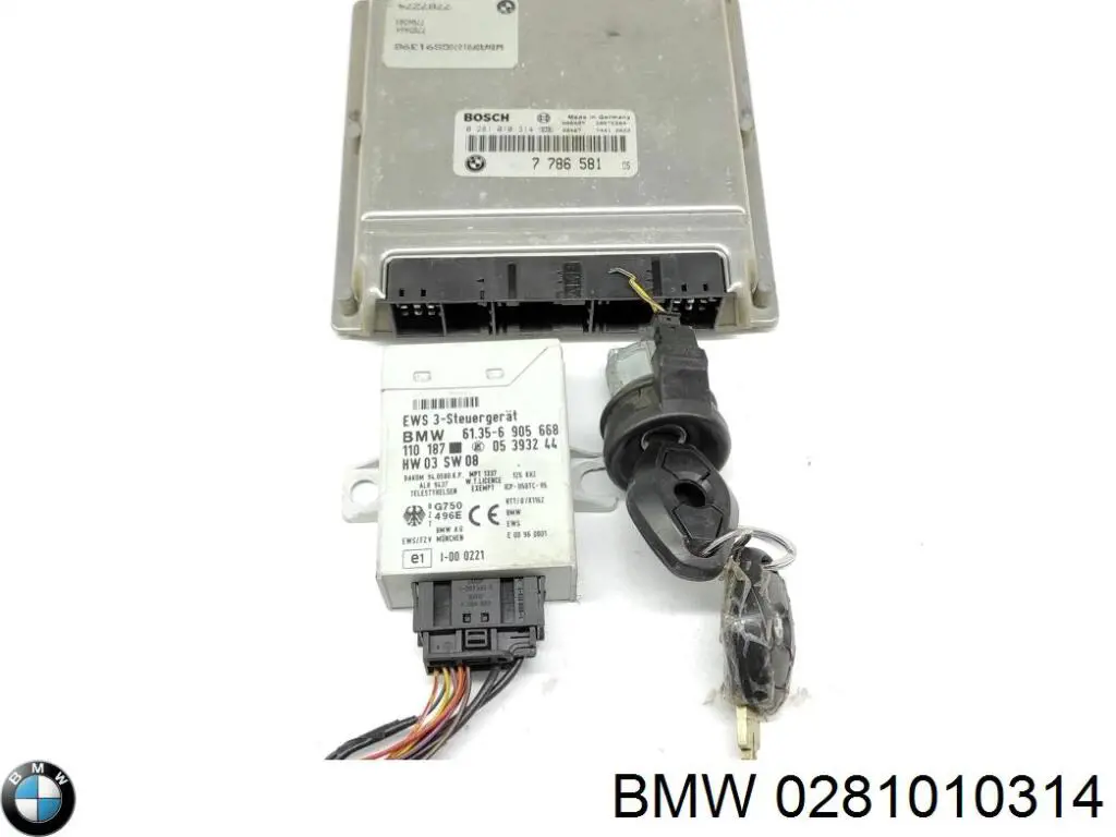 0281010314 BMW Módulo de direção (Centralina eletrônica) de motor