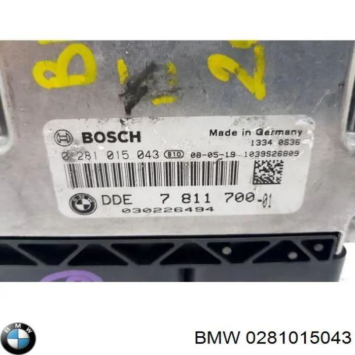 0281015043 BMW Módulo de direção (Centralina eletrônica) de motor