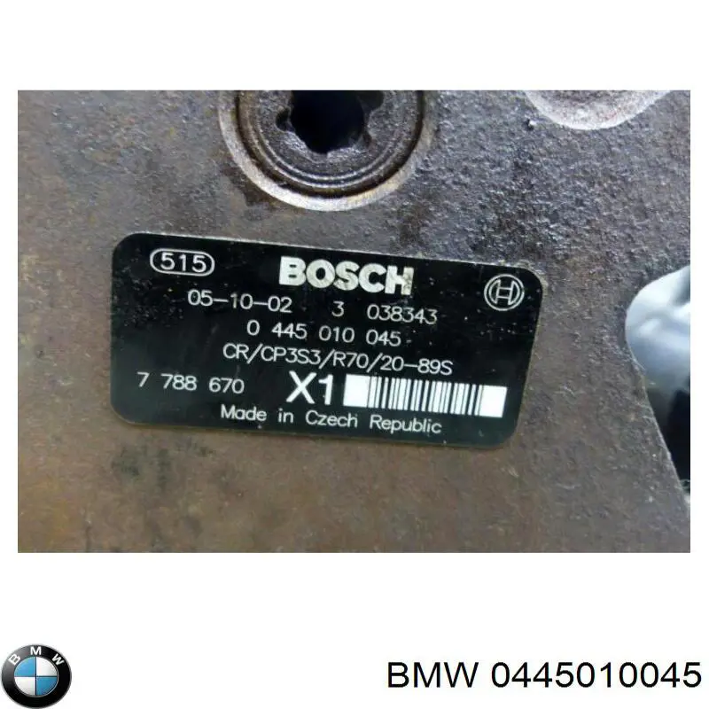 0445010091 Bosch Bomba de combustível de pressão alta