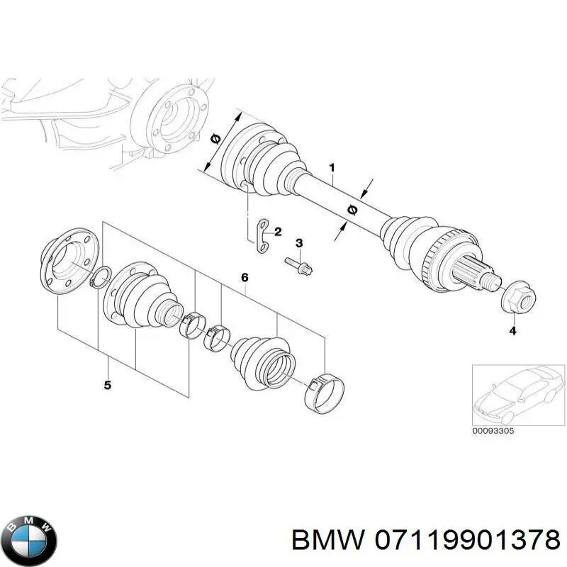 Parafuso de fixação de amortecedor traseiro BMW 07119901378 preço, a partir de 24,87 USD