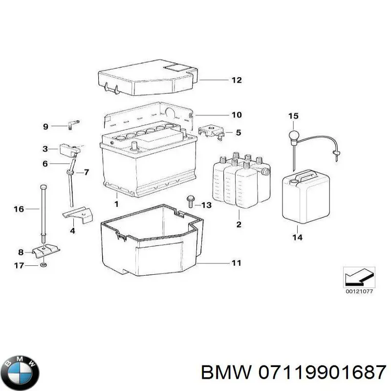 Parafuso de fixação de braço oscilante dianteiro, inferior BMW 07119901687 preço, a partir de 12,80 USD