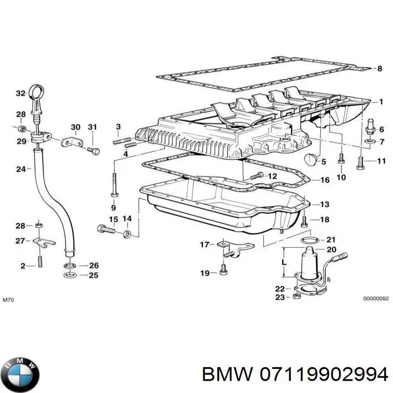 Parafuso de cabeça de motor (CBC) BMW 07119902994 preço, a partir de 8,03 USD