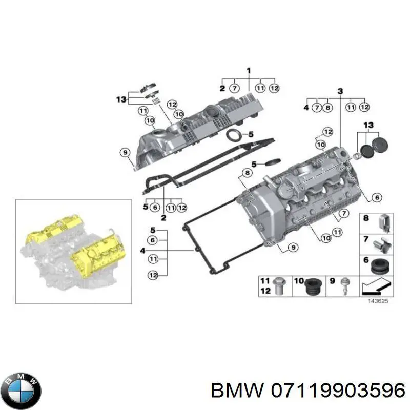 Vedante de regulador das fases de distribuição de gás BMW 07119903596 preço, a partir de 2,60 USD
