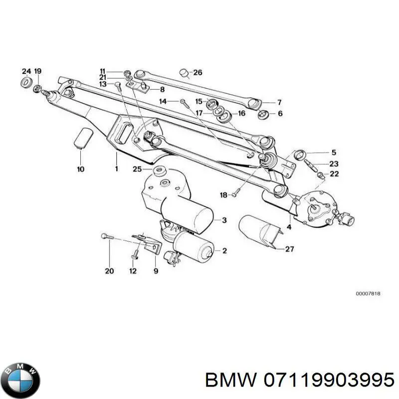 07119903995 BMW Parafuso de cabeça de motor (CBC)