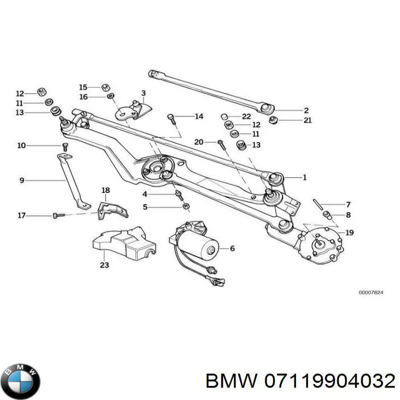 Porca de fixação de tubo de admissão do silenciador (de calças) BMW 07119904032 preço, a partir de 2,38 USD