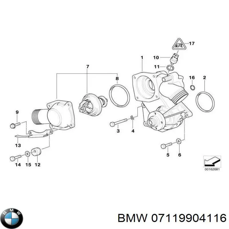 Compre 07119904116 BMW Parafuso de cabeça de motor (CBC)