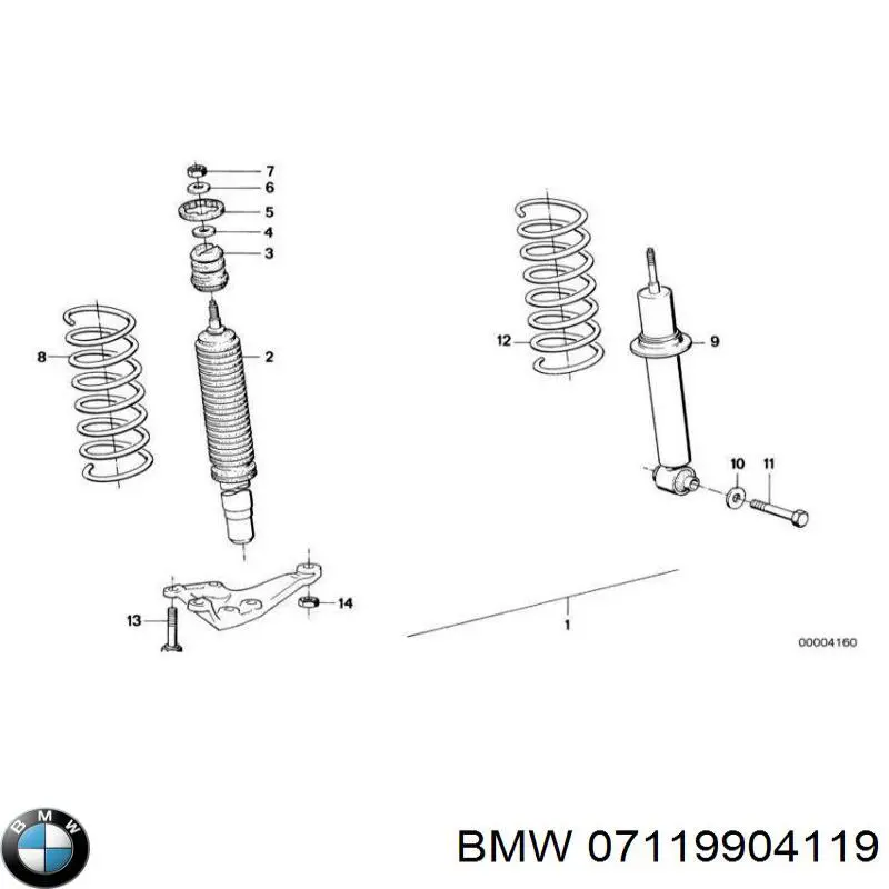 Compre 07119904119 BMW Arruela do injetor superior