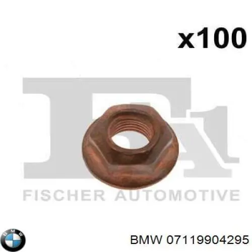 Parafuso (porca) de fixação BMW 07119904295 preço, a partir de 3,32 USD