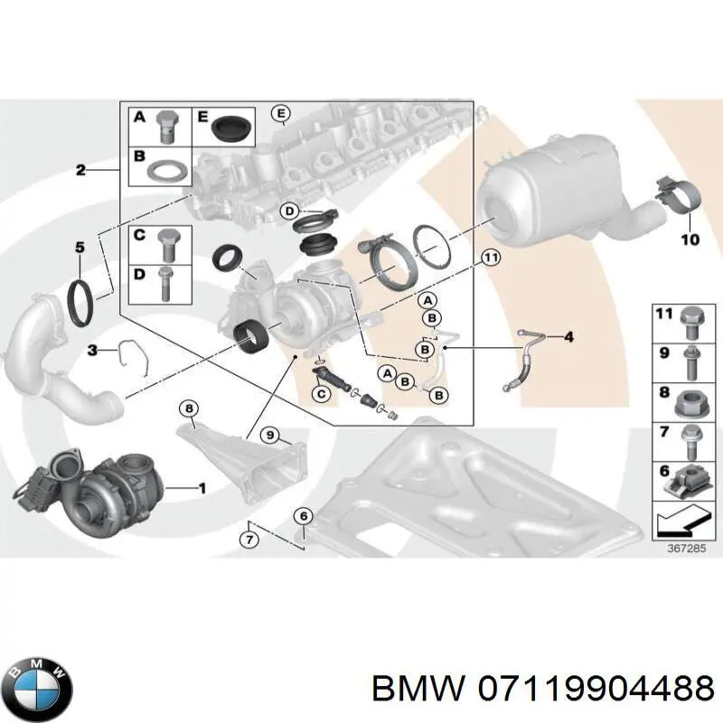  BMW 07119904488 preço, a partir de 7,18 USD