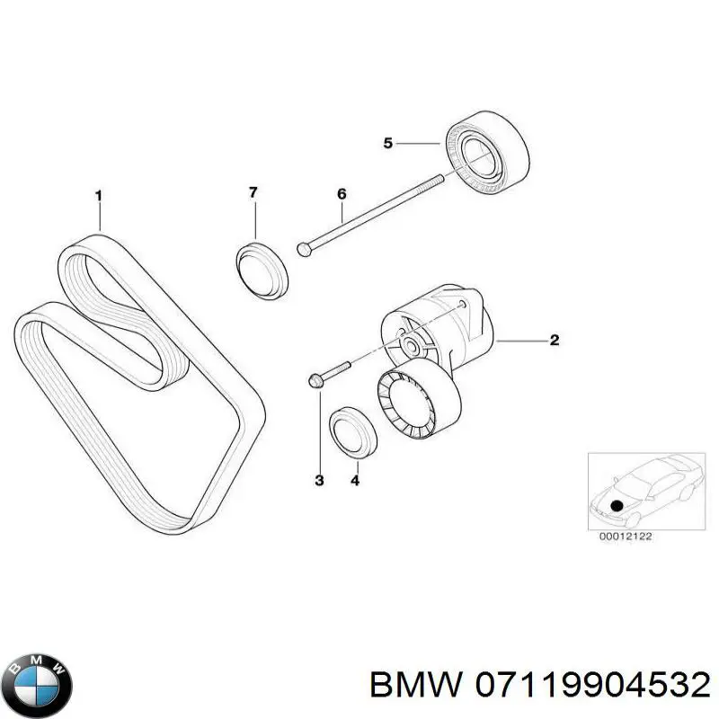 Parafuso de cabeça de motor (CBC) BMW 07119904532 preço, a partir de 4,12 USD