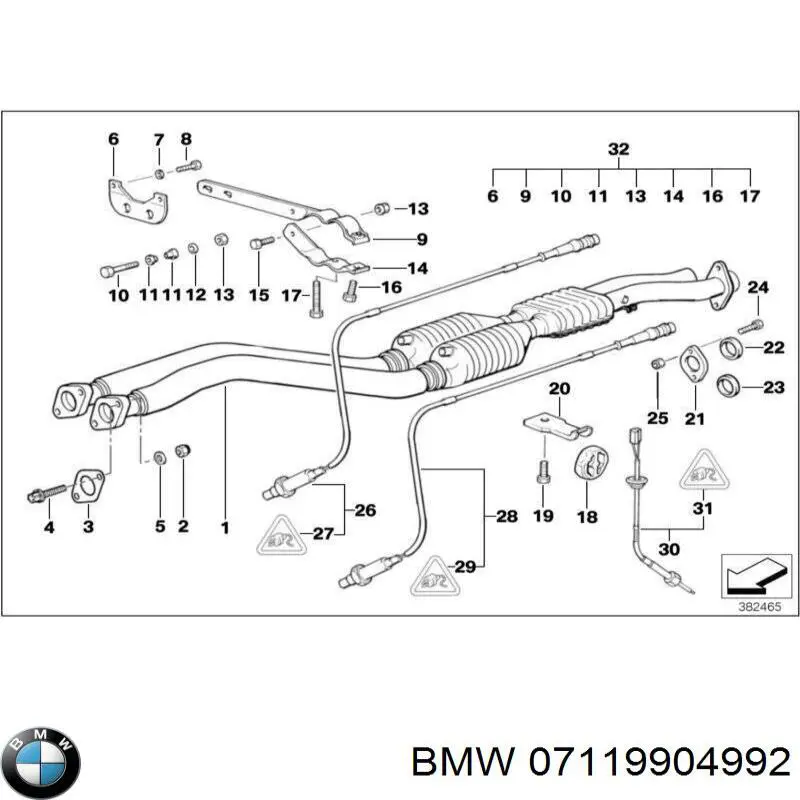 Parafuso de fixação de braço oscilante dianteiro, inferior BMW 07119904992 preço, a partir de 1,70 USD