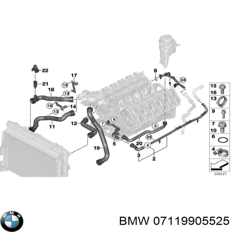 Parafuso de fixação de braço oscilante dianteiro, inferior BMW 07119905525 preço, a partir de 2,15 USD
