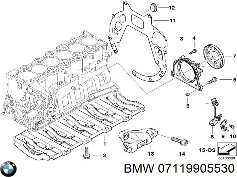 Parafuso de fixação de braço oscilante dianteiro, inferior BMW 07119905530 preço, a partir de 2,31 USD