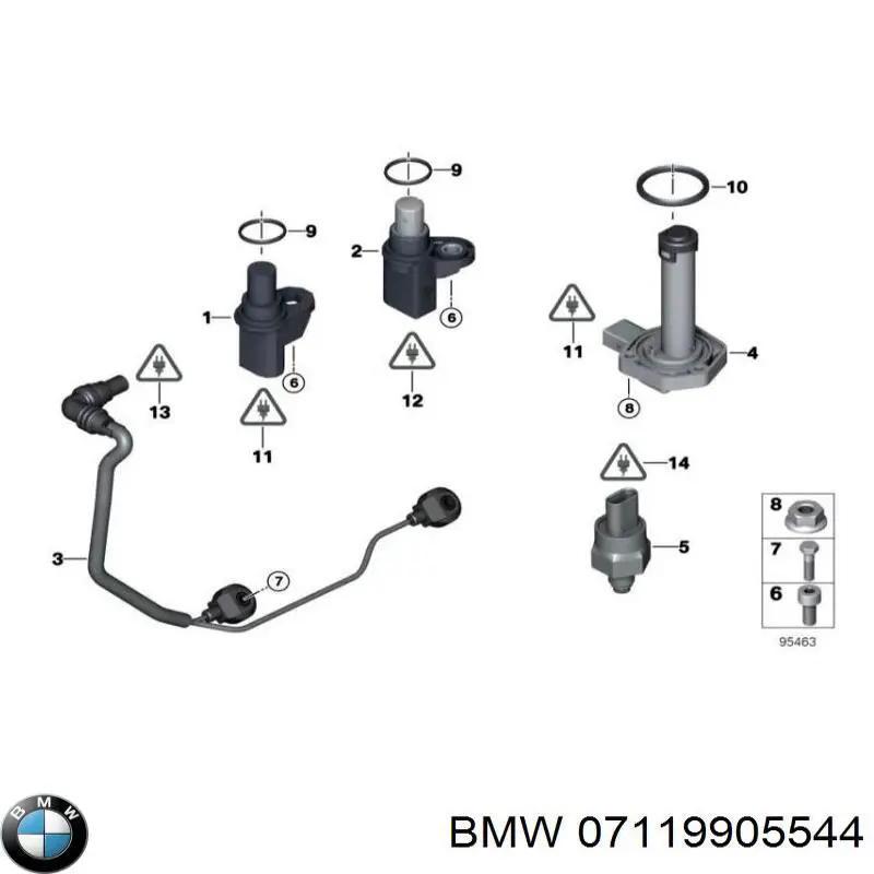 Porca de fixação de tubo de admissão do silenciador (de calças) BMW 07119905544 preço, a partir de 2,23 USD