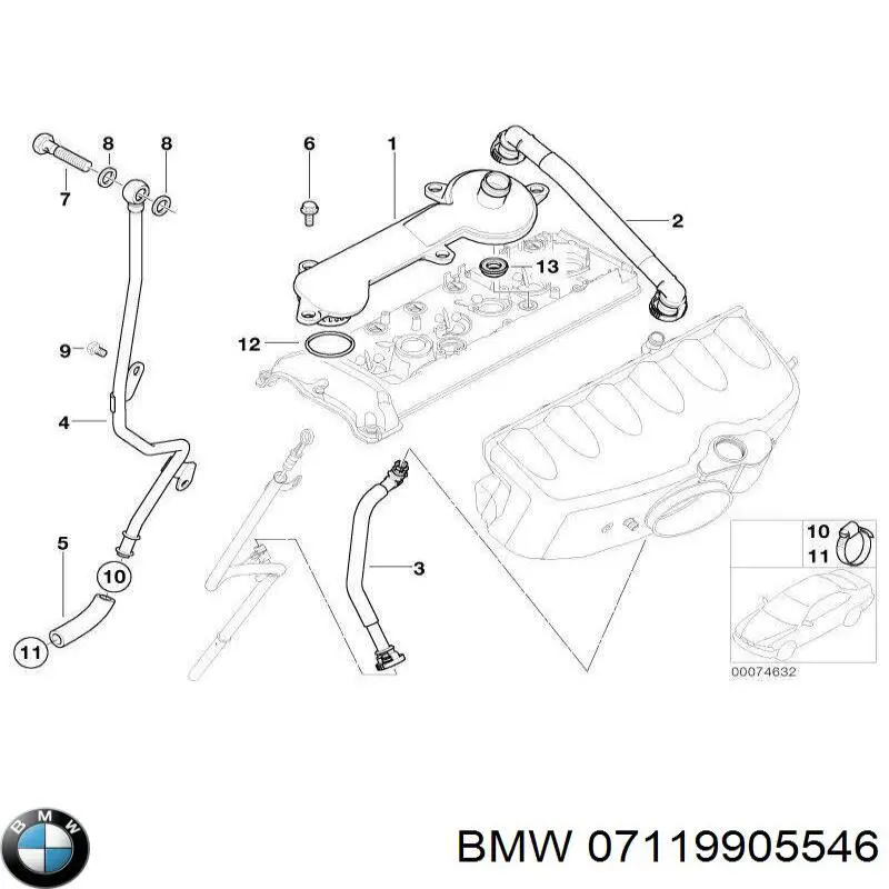 Parafuso de fixação de braço oscilante dianteiro BMW 07119905546 preço, a partir de 2,15 USD