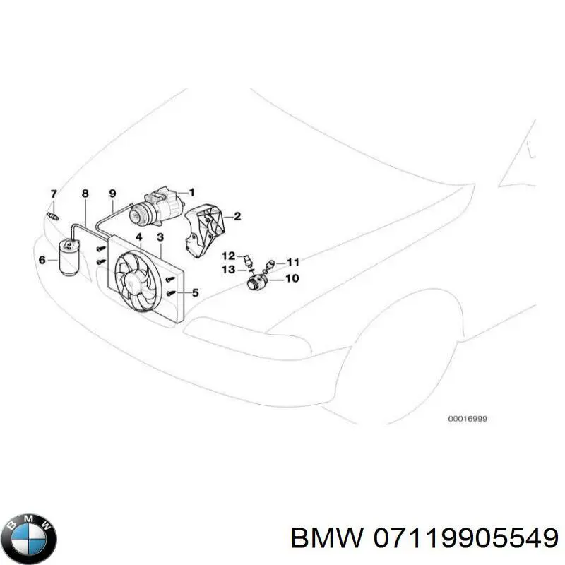 Parafuso de cabeça de motor (CBC) BMW 07119905549 preço, a partir de 7,72 USD