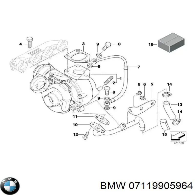 Compre 07119905964 BMW Parafuso de cabeça de motor (CBC)