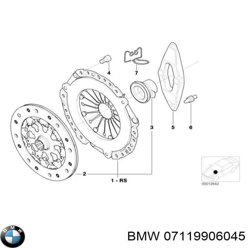 Parafuso de fixação da cesta de embraiagem BMW 07119906045 preço, a partir de 2,87 USD