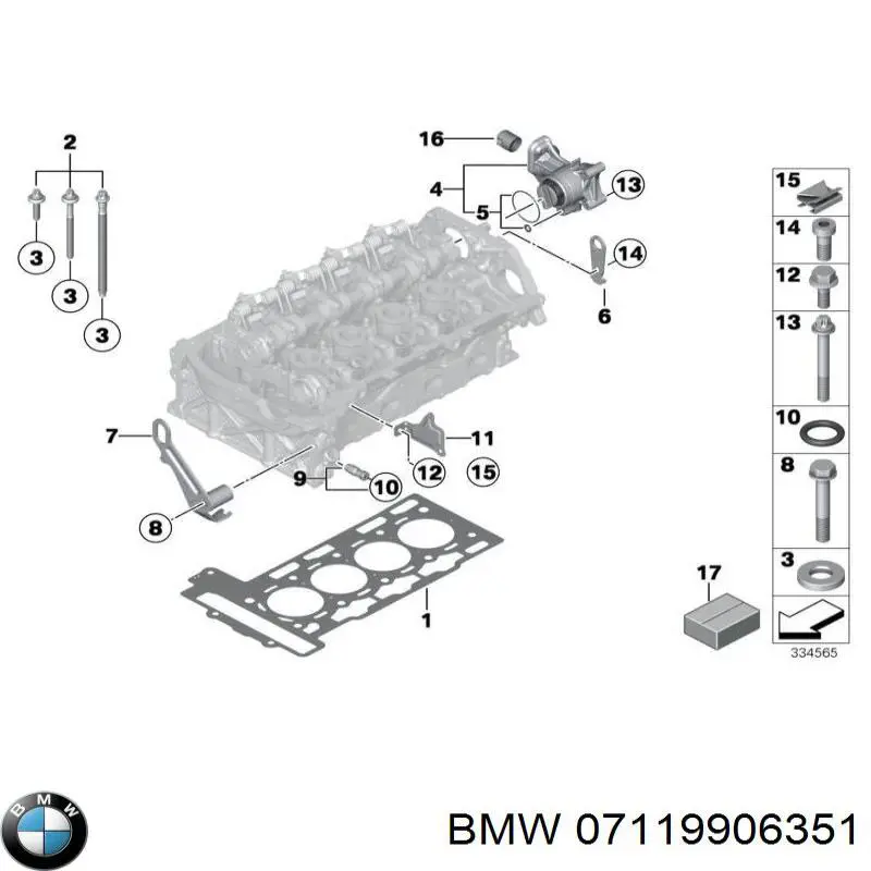 Vedante de bomba de água BMW 07119906351 preço, a partir de 6,96 USD