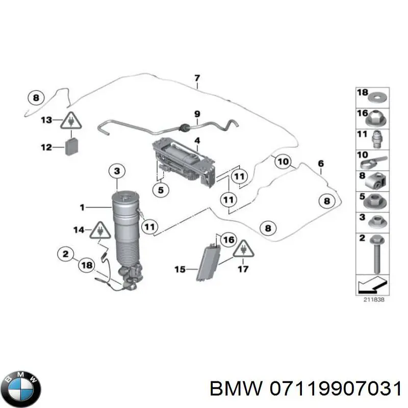 Parafuso de fixação de braço oscilante dianteiro, inferior BMW 07119907031 preço, a partir de 16,63 USD