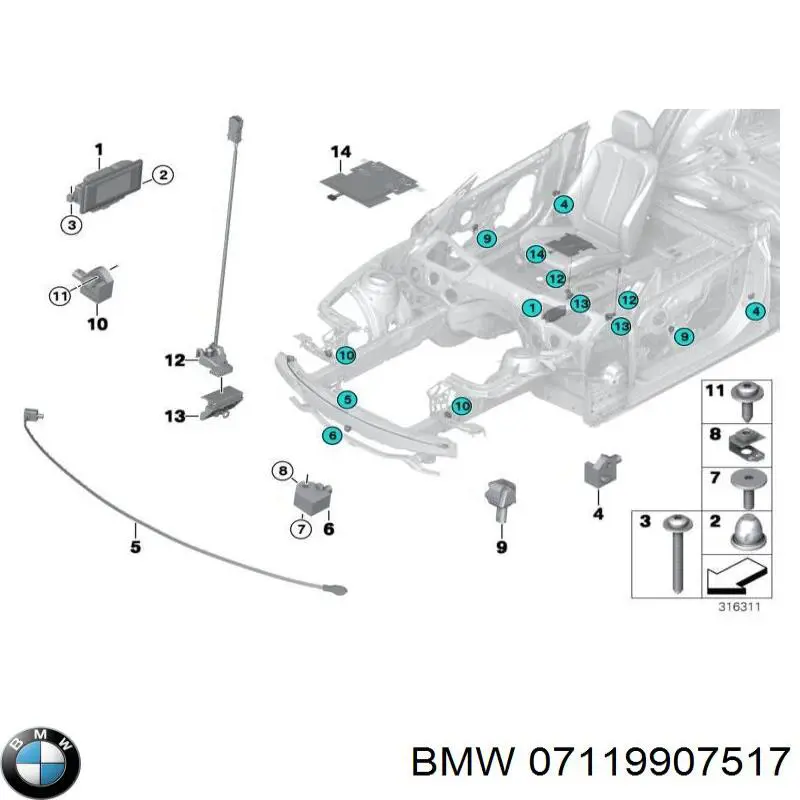  BMW 07119907517 preço, a partir de 2,87 USD