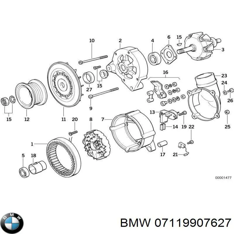 07119907627 BMW 