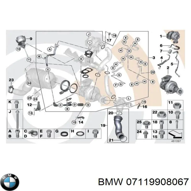 Compre 07119908067 BMW Vedante de tampa do gargalho de enchimento de óleo