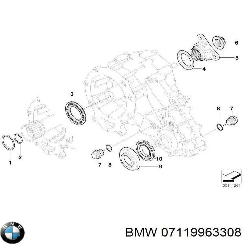 Compre 07119963308 BMW Vedante de rolha de panela de motor