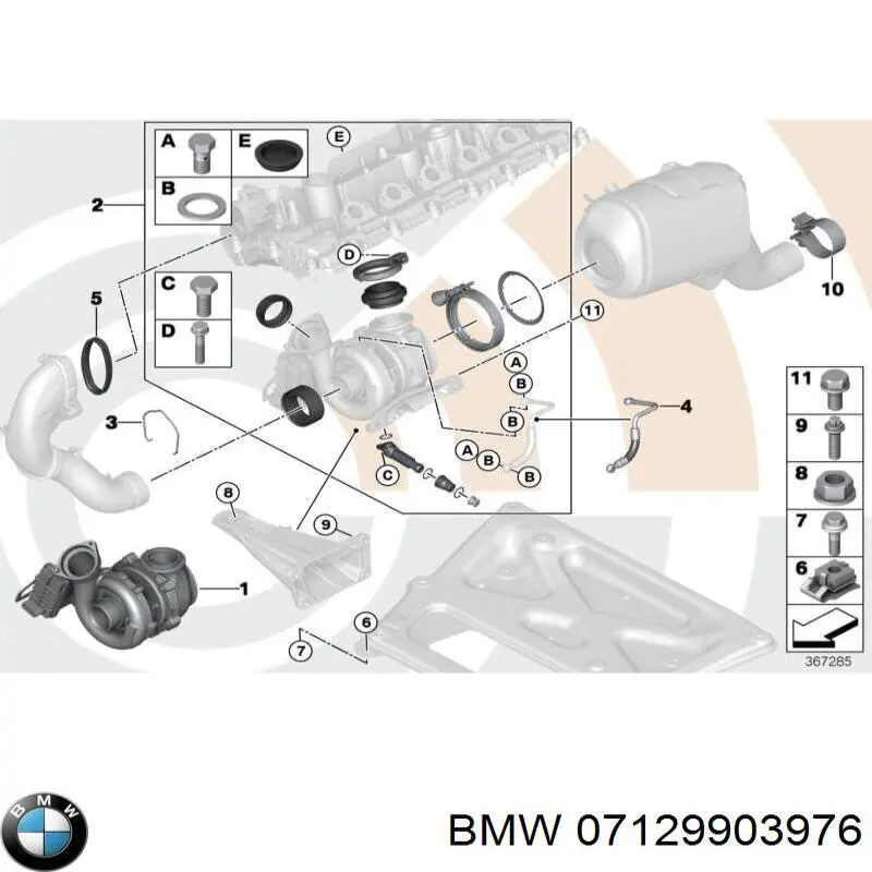 07129903976 BMW Rolamento de cubo traseiro