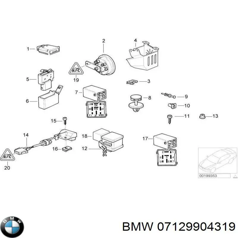  BMW 07129904319 preço, a partir de 1,86 USD