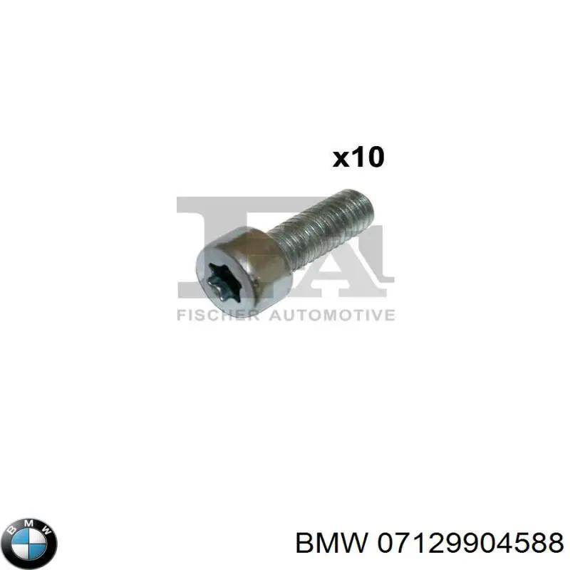 07129904588 BMW Pino moente (extremidade do eixo) dianteiro esquerdo