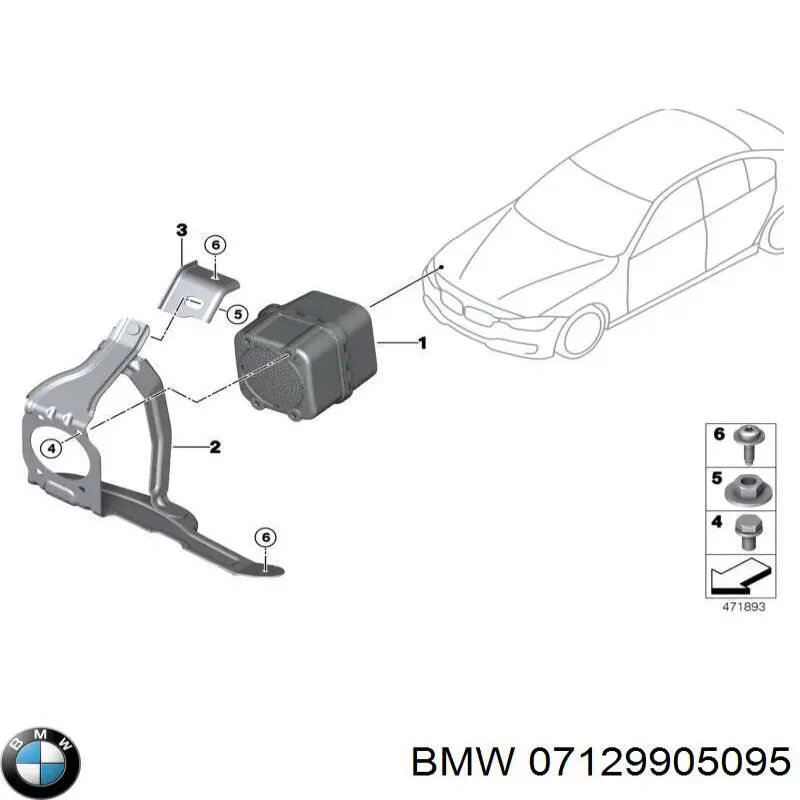 Porca de fixação de tubo de admissão do silenciador (de calças) BMW 07129905095 preço, a partir de 1,92 USD