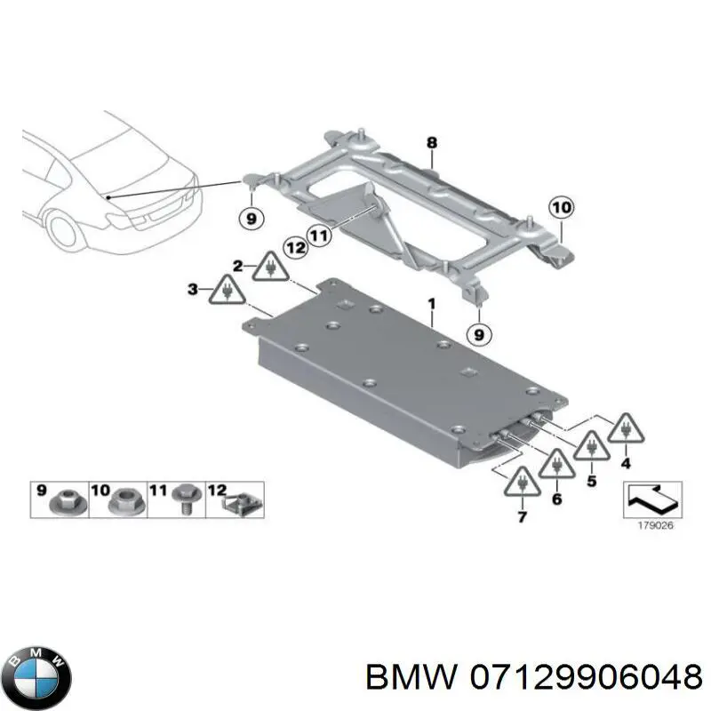 Porca de fixação de tubo de admissão do silenciador (de calças) BMW 07129906048 preço, a partir de 2,23 USD