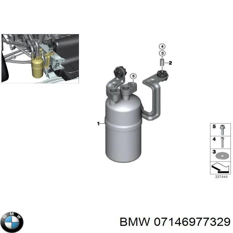07146977329 BMW Arruela do injetor superior