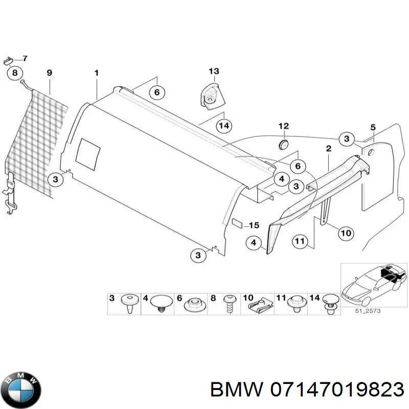 Compre 07147019823 BMW Kit de reparação de cilindro mestre do freio