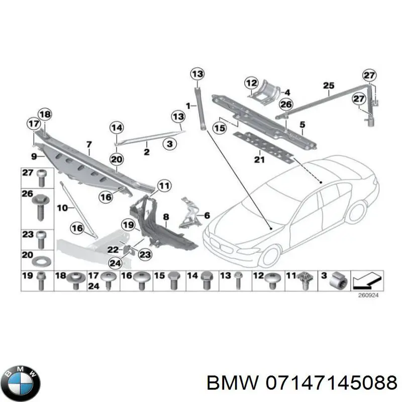 Compre 07147145088 BMW 