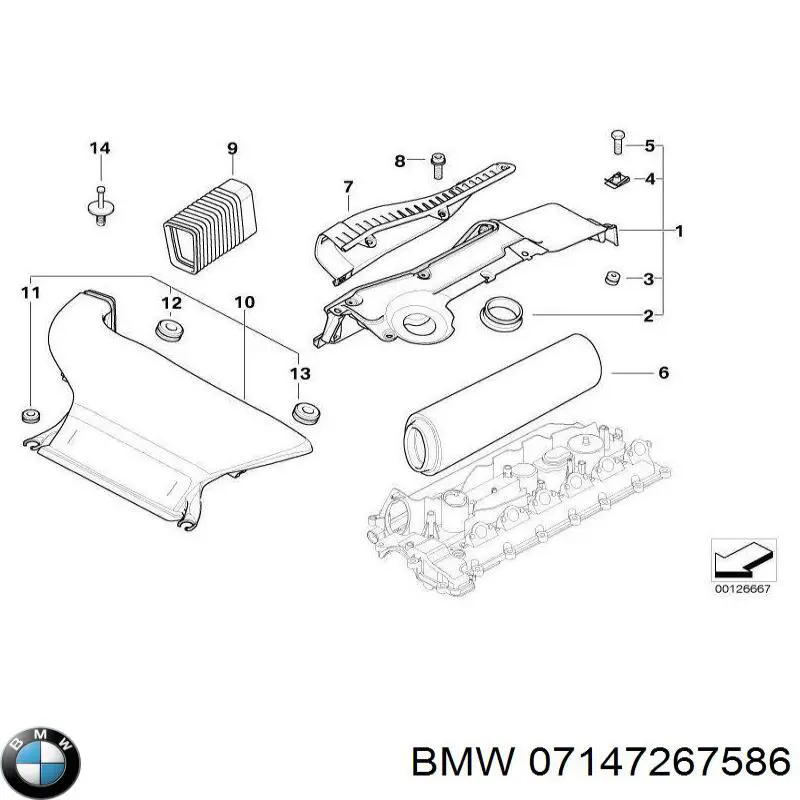 Compre 7147267586 BMW 