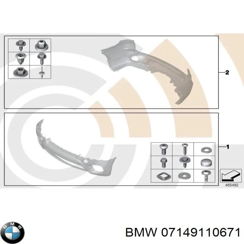 Compre 07149110671 BMW Parafuso de cabeça de motor (CBC)