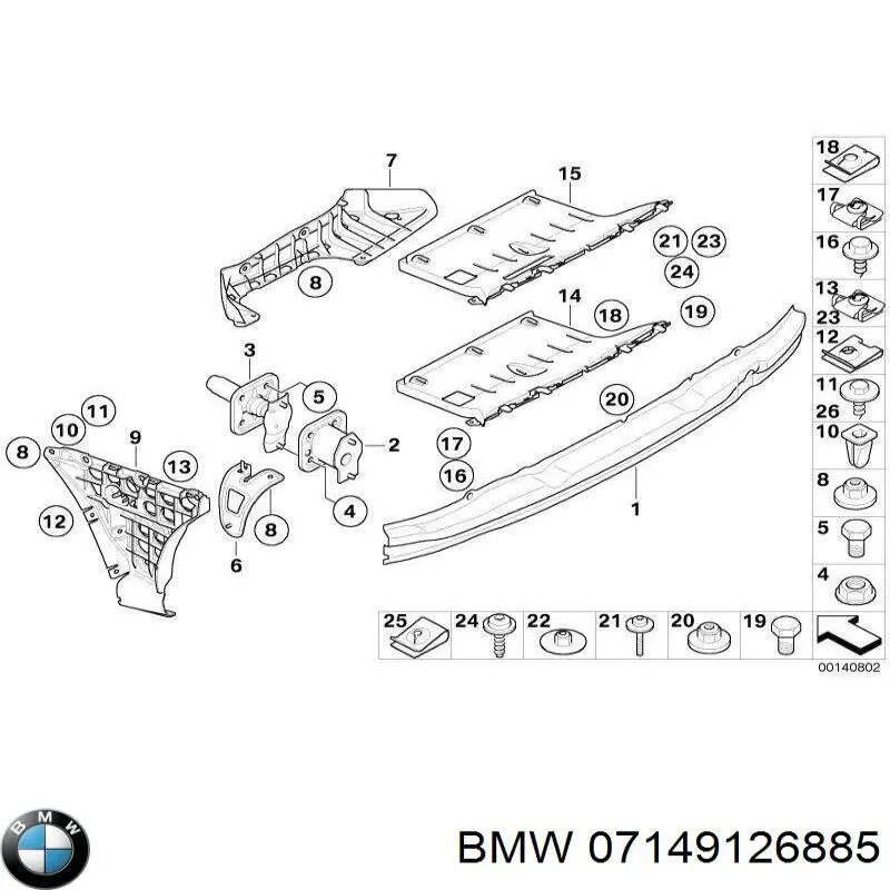 Parafuso de cabeça de motor (CBC) BMW 07149126885 preço, a partir de 1,95 USD