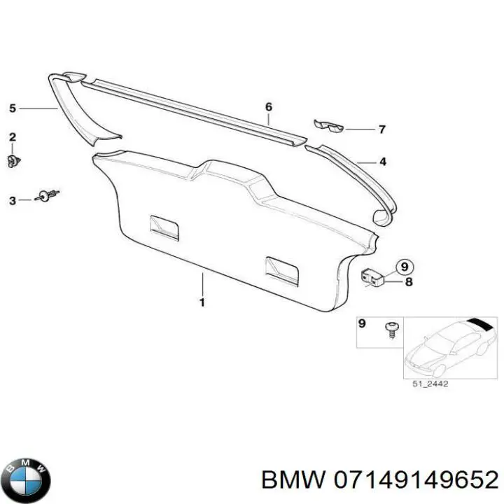  BMW 07149149652 preço, a partir de 3,08 USD