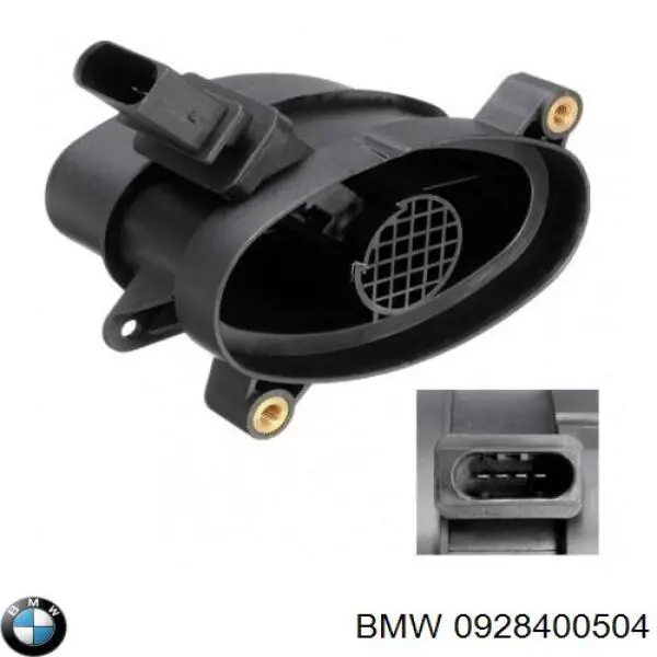 0928400504 BMW Sensor de fluxo (consumo) de ar, medidor de consumo M.A.F. - (Mass Airflow)