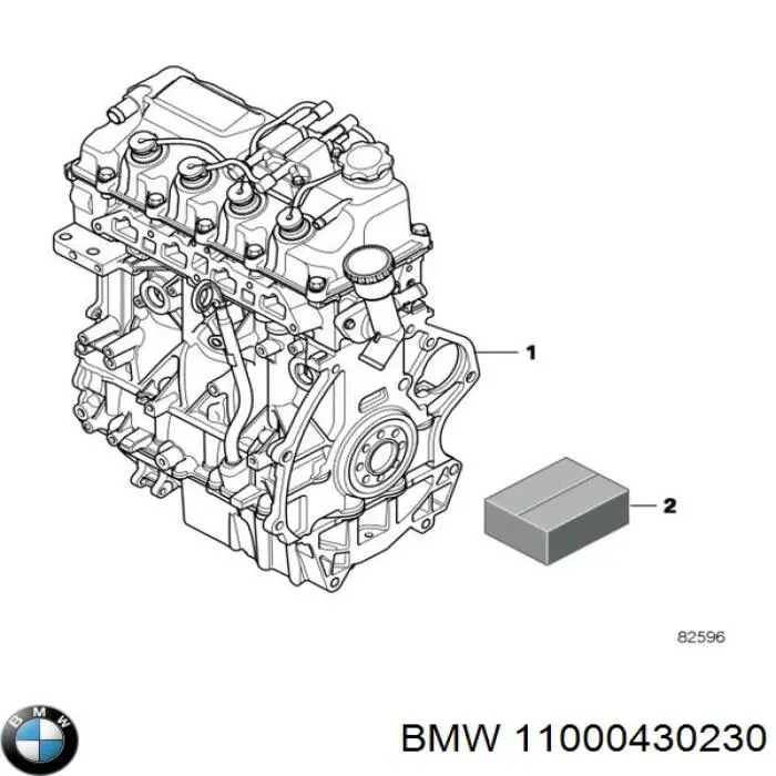 11000430230 BMW Motor montado