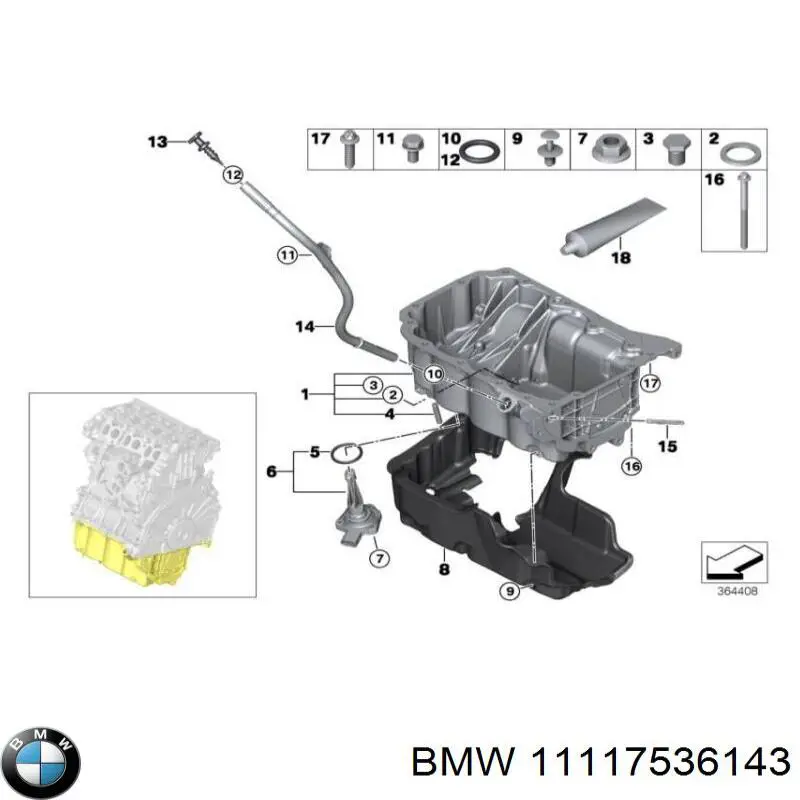  BMW 11117536143 preço, a partir de 3,45 USD