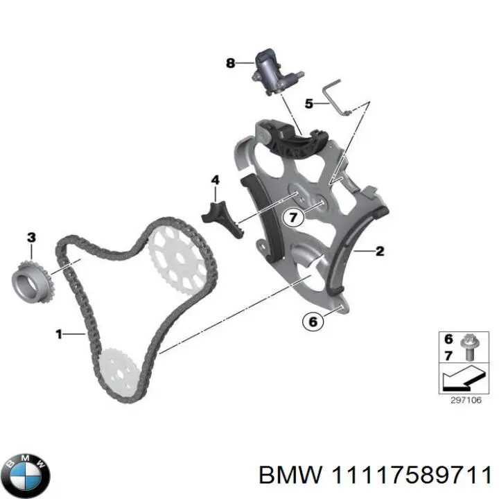 Compre 11117589711 BMW Parafuso de cabeça de motor (CBC)