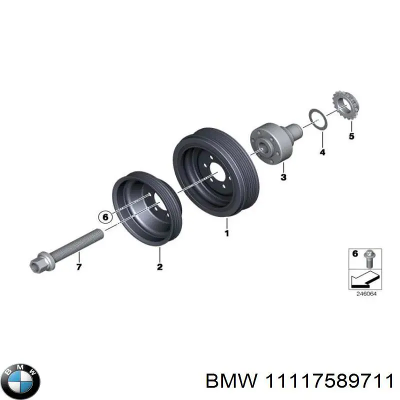 Parafuso de cabeça de motor (CBC) BMW 11117589711 preço, a partir de 5,81 USD