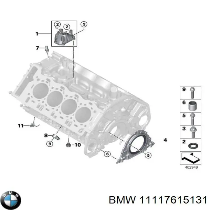 11117615131 BMW Tampa (tampão) do tanque de expansão