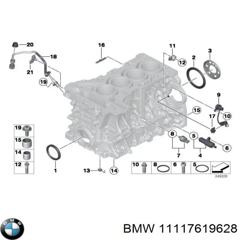 Kit de reparação de cilindro mestre do freio BMW 11117619628 preço, a partir de 3,58 USD